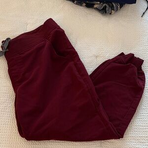 Figs Women's Burgundy Joggers